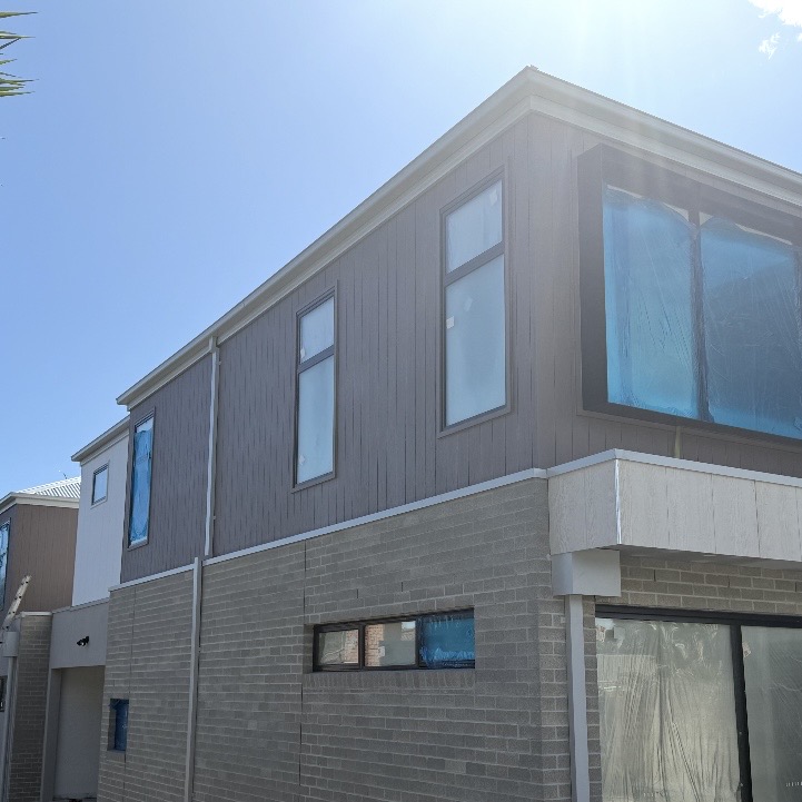 Multiple Townhouses Seaford cladding project - image 1