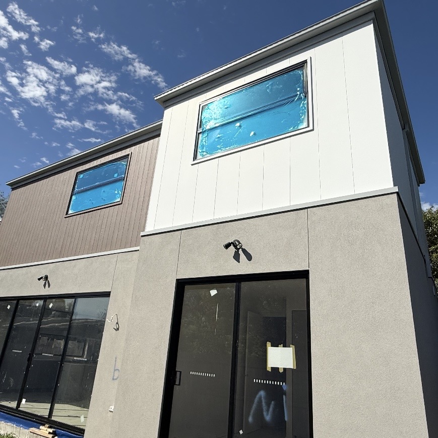 Multiple Townhouses Seaford cladding project - image 2